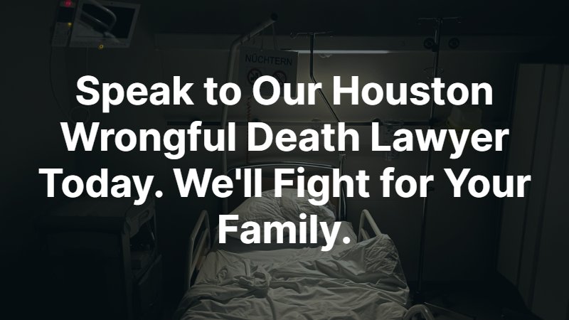 Houston Wrongful Death Lawyer